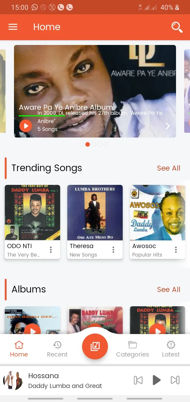 Daddy Lumba All Songs & Albums | Indus Appstore | Screenshot