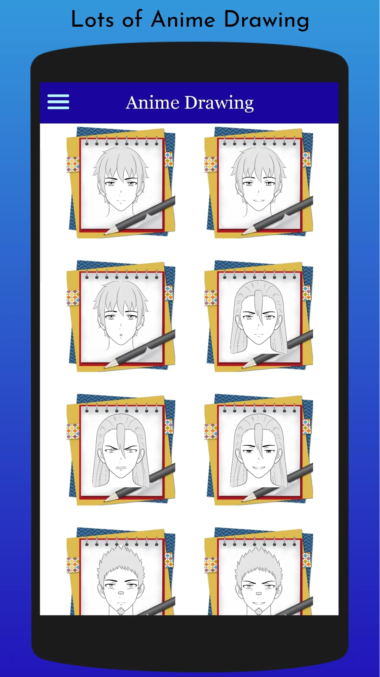 How to Draw Anime Faces | Indus Appstore | Screenshot