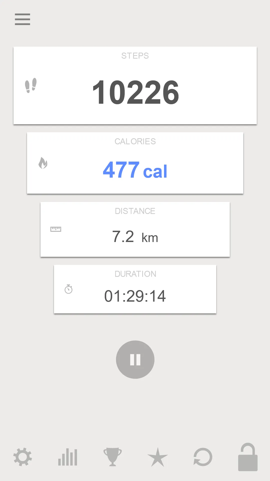 Step & Calorie Counter | Indus Appstore | Screenshot