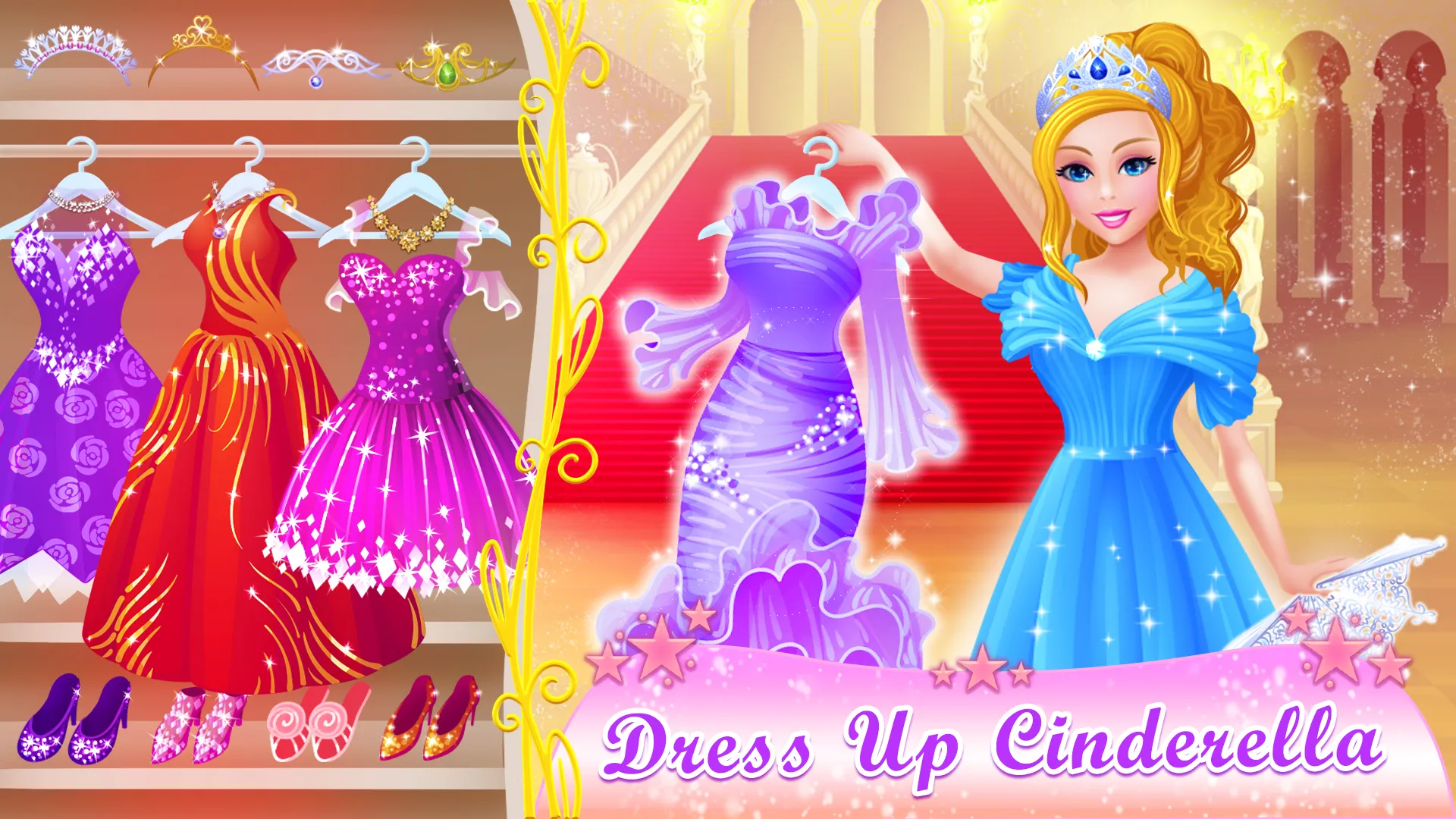 Cinderella Dress Up Girl Games | Indus Appstore | Screenshot