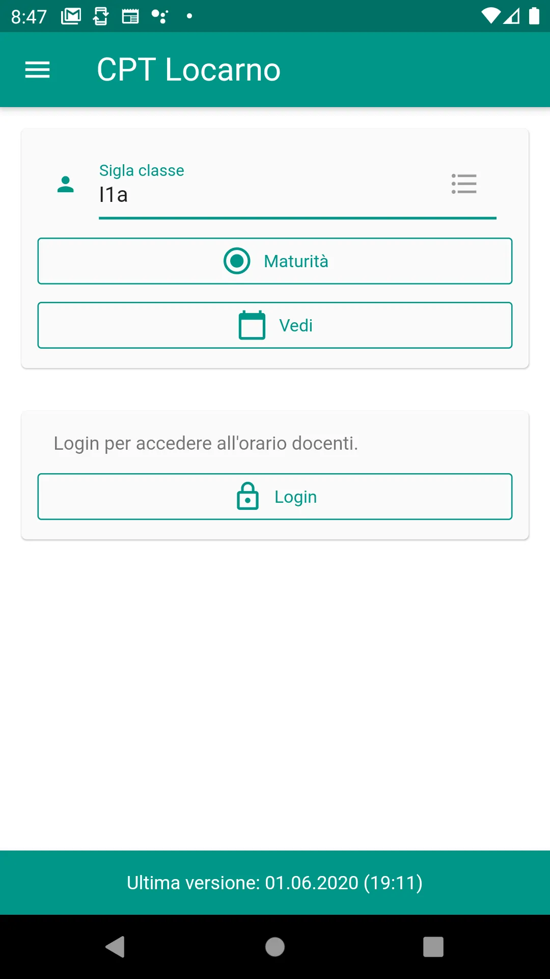 CPLocarno Orario | Indus Appstore | Screenshot