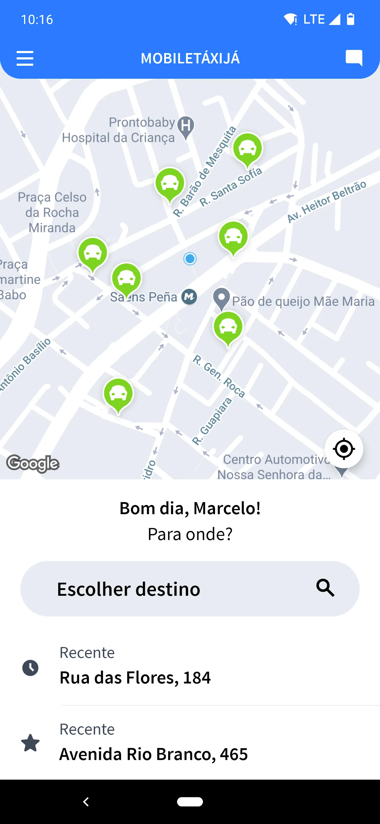 MobileTáxiJá | Indus Appstore | Screenshot