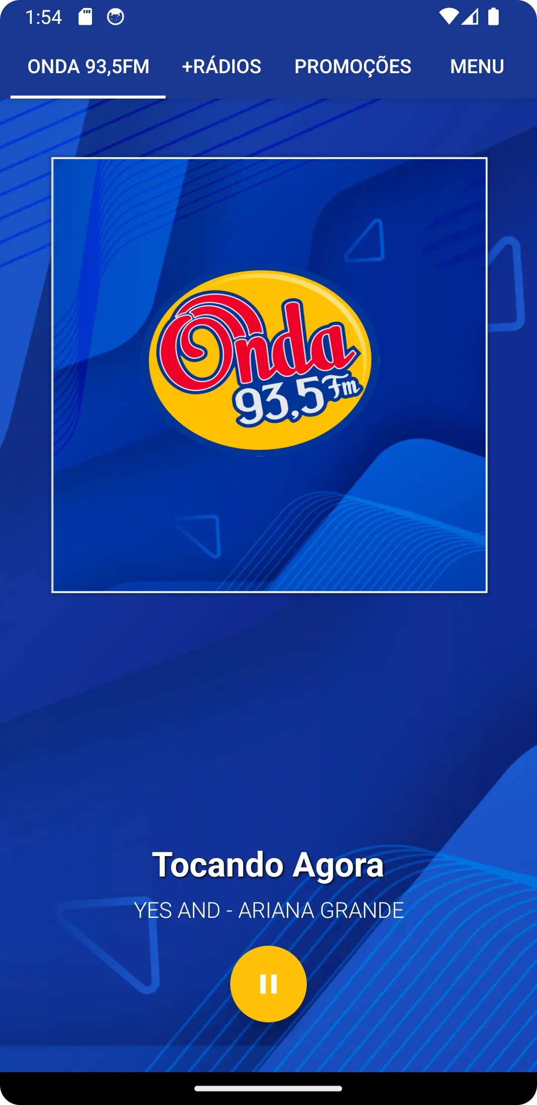 Rádio Onda 93,5 FM | Indus Appstore | Screenshot