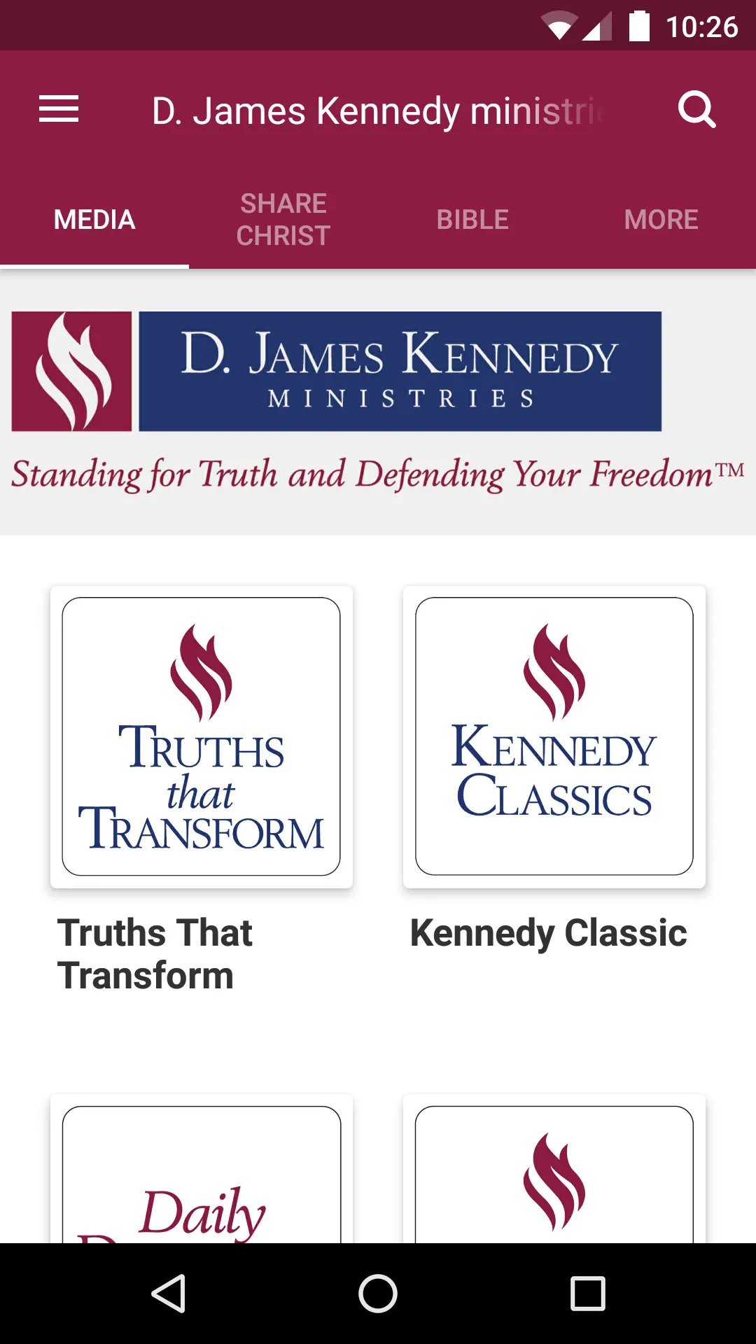 D. James Kennedy Ministries | Indus Appstore | Screenshot