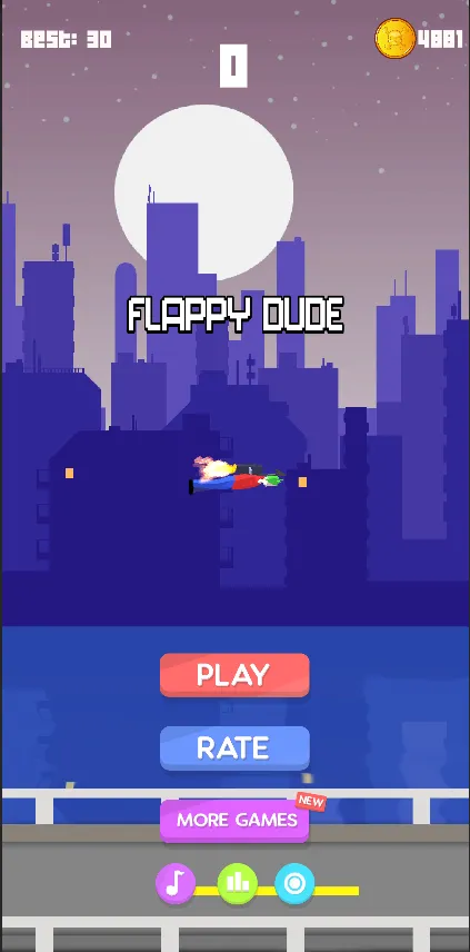 Flappy Dude: Flying Dude Wings | Indus Appstore | Screenshot