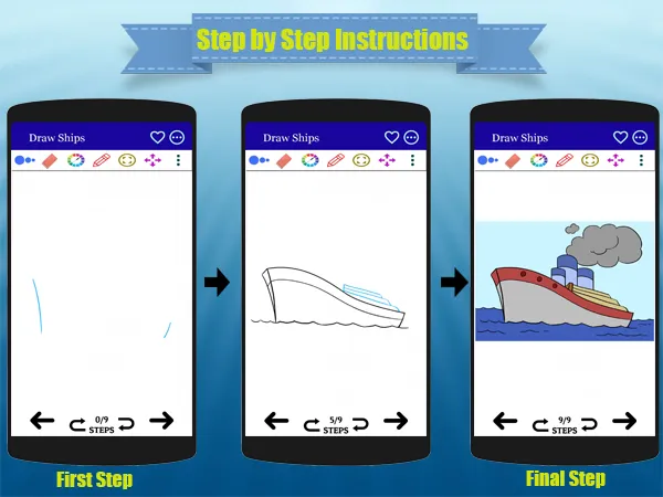 How to Draw Ship Step by Step | Indus Appstore | Screenshot