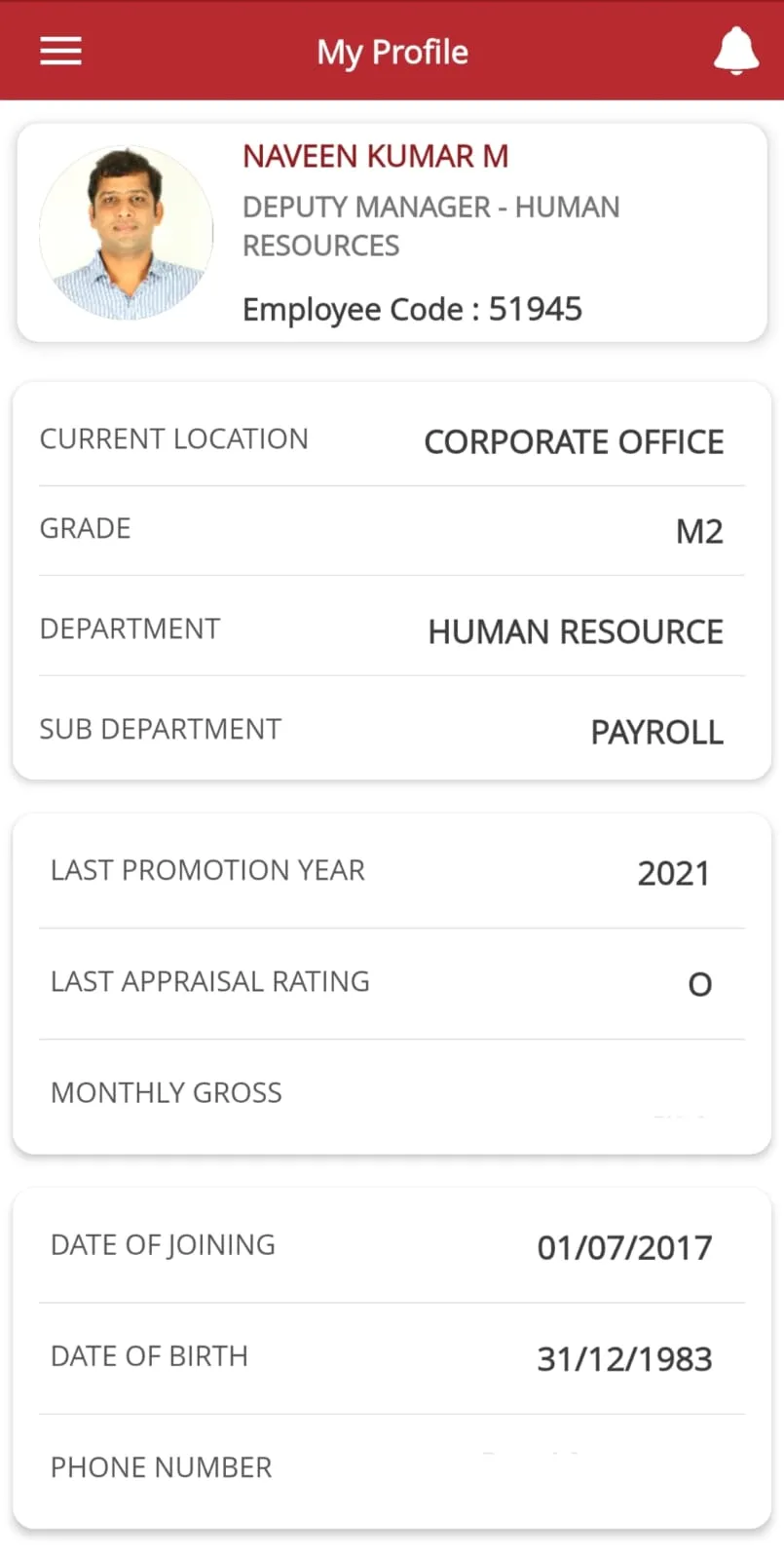 GRT Employee App | Indus Appstore | Screenshot