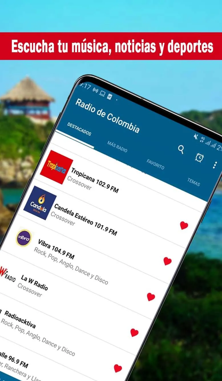 Emisoras Colombianas en Vivo | Indus Appstore | Screenshot