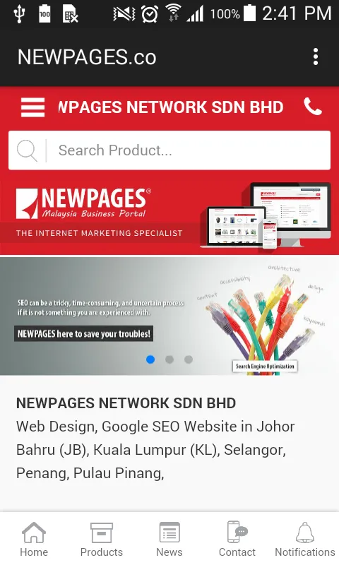 NEWPAGES.co | Indus Appstore | Screenshot