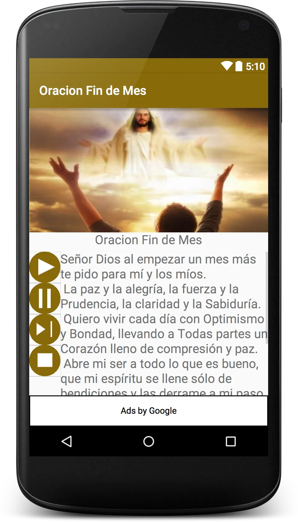 Oración Fin de Mes | Indus Appstore | Screenshot