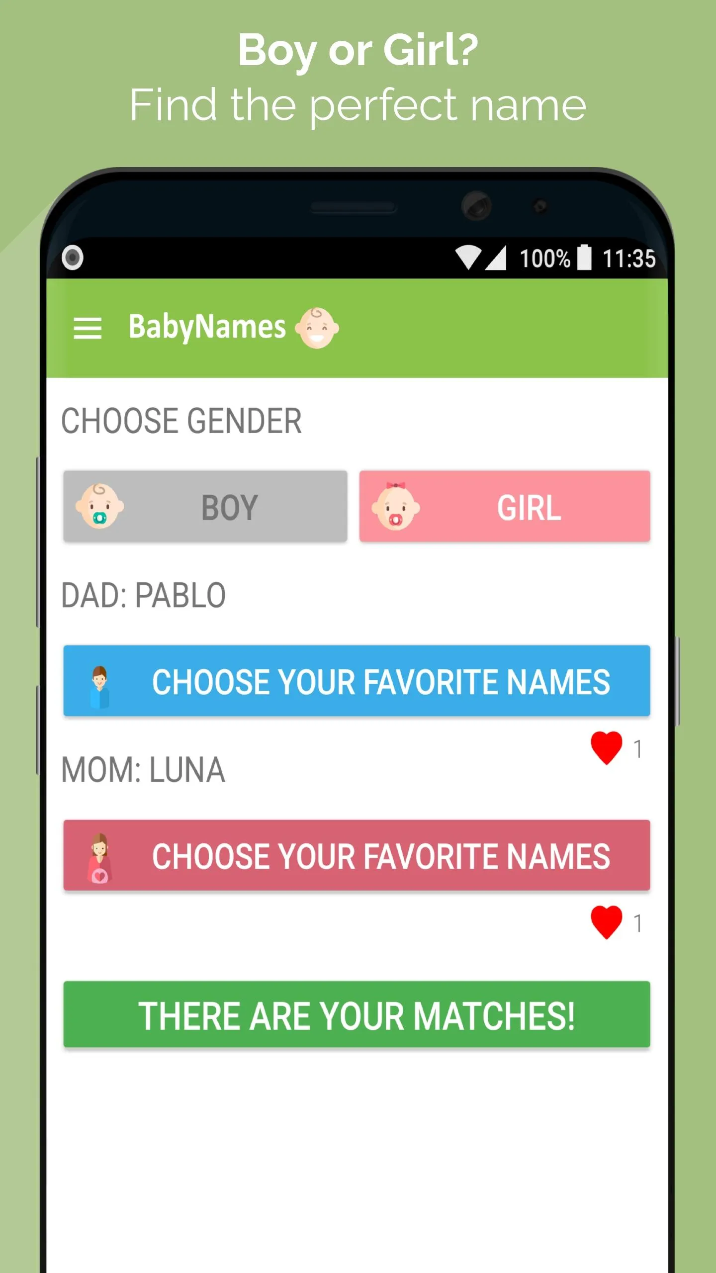 BabyNames: Spanish baby names | Indus Appstore | Screenshot