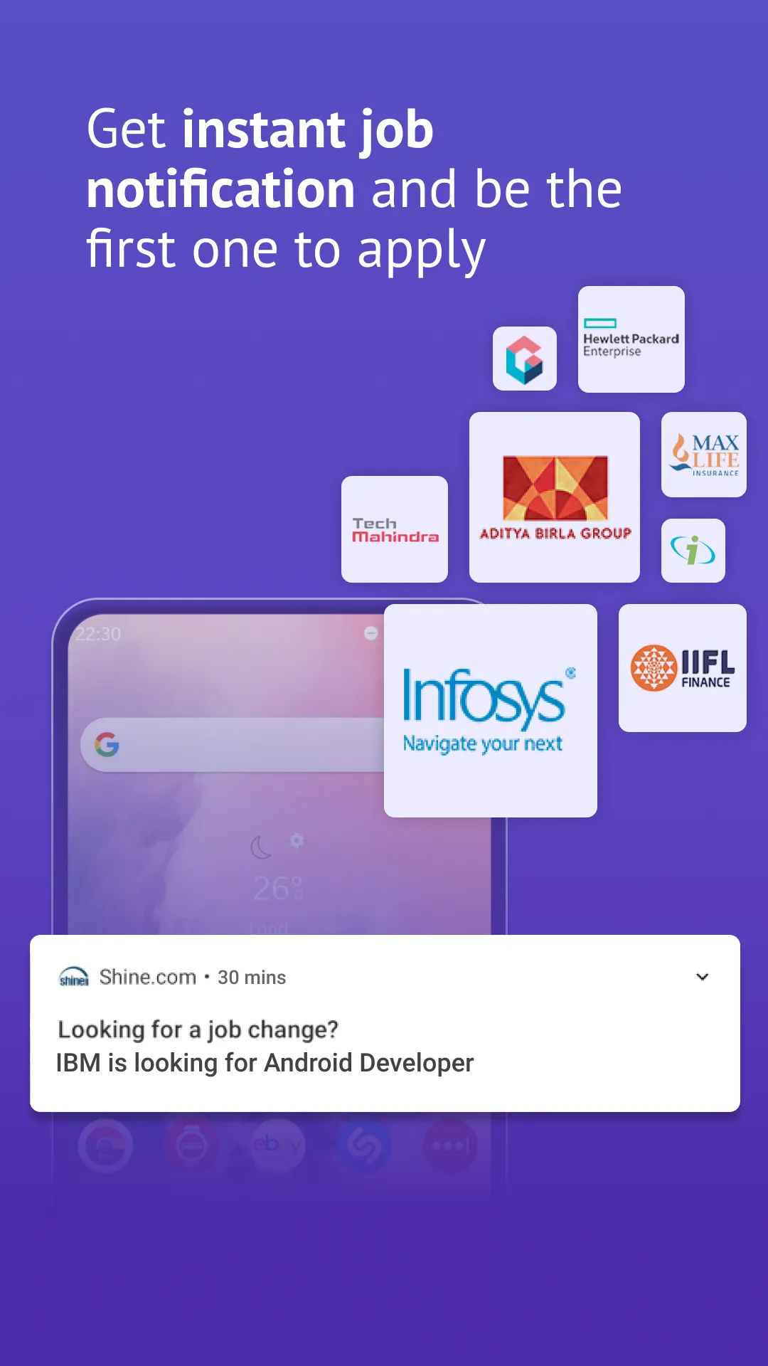 Shine.com Job Search App | Indus Appstore | Screenshot