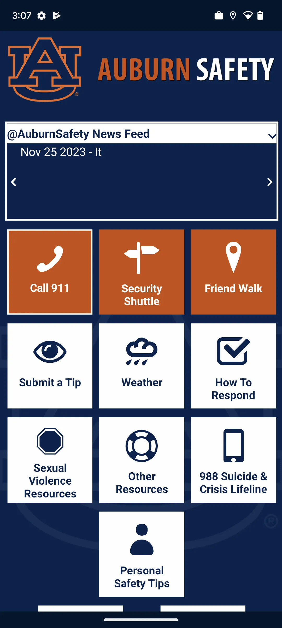 Auburn Safety | Indus Appstore | Screenshot