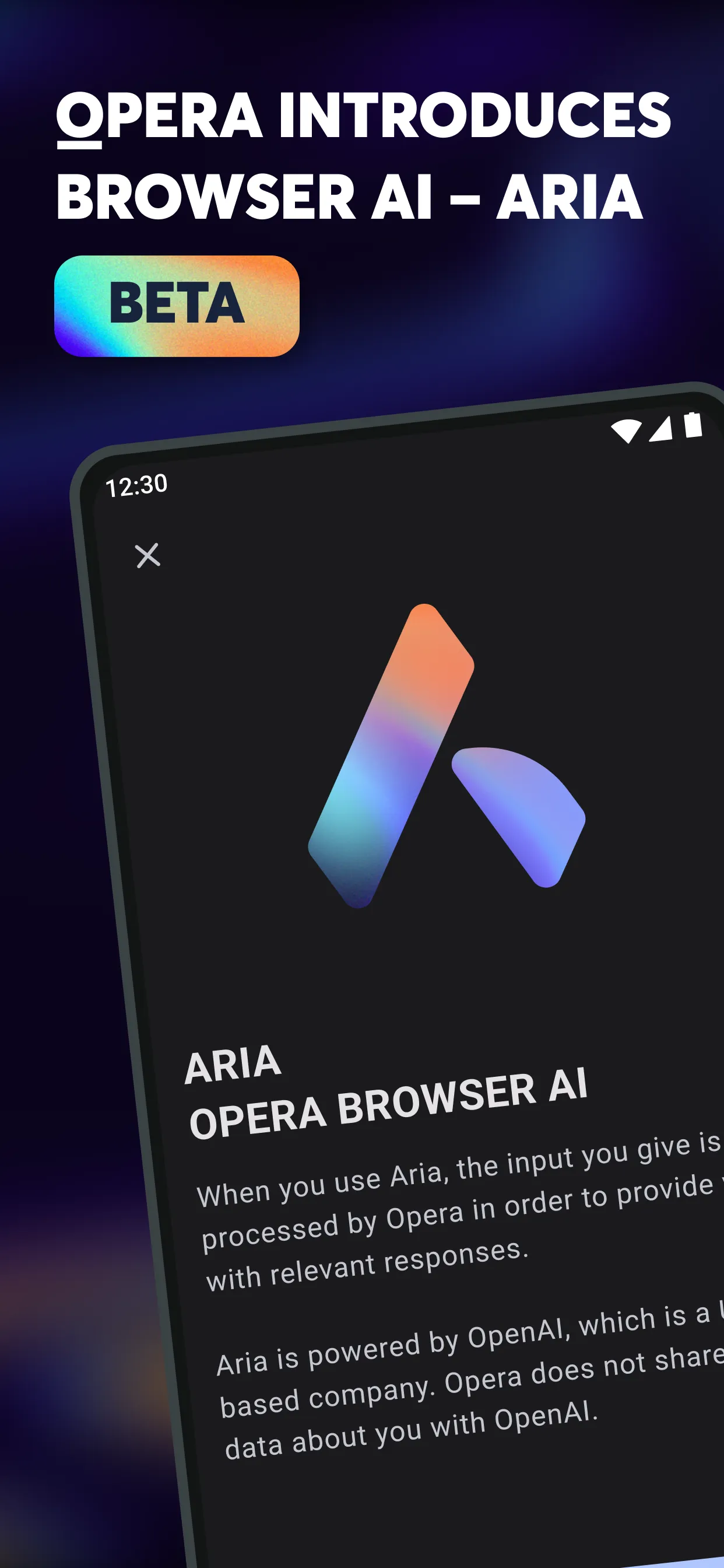 Opera browser beta with AI | Indus Appstore | Screenshot