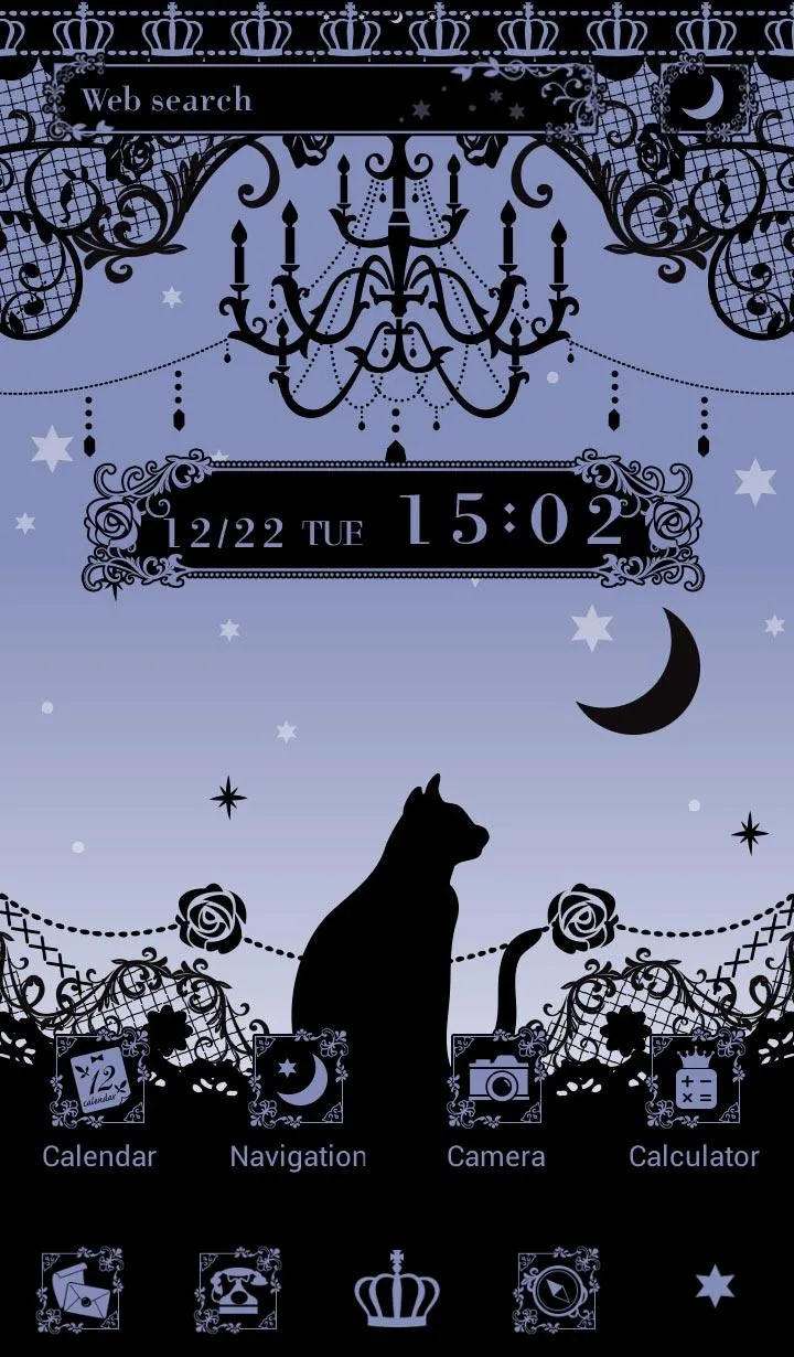 Gothic-Starry Sky, Black Cat- | Indus Appstore | Screenshot