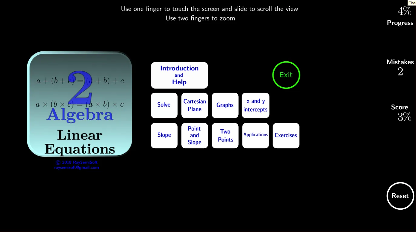 Algebra Tutorial 2: Linear Eqs | Indus Appstore | Screenshot