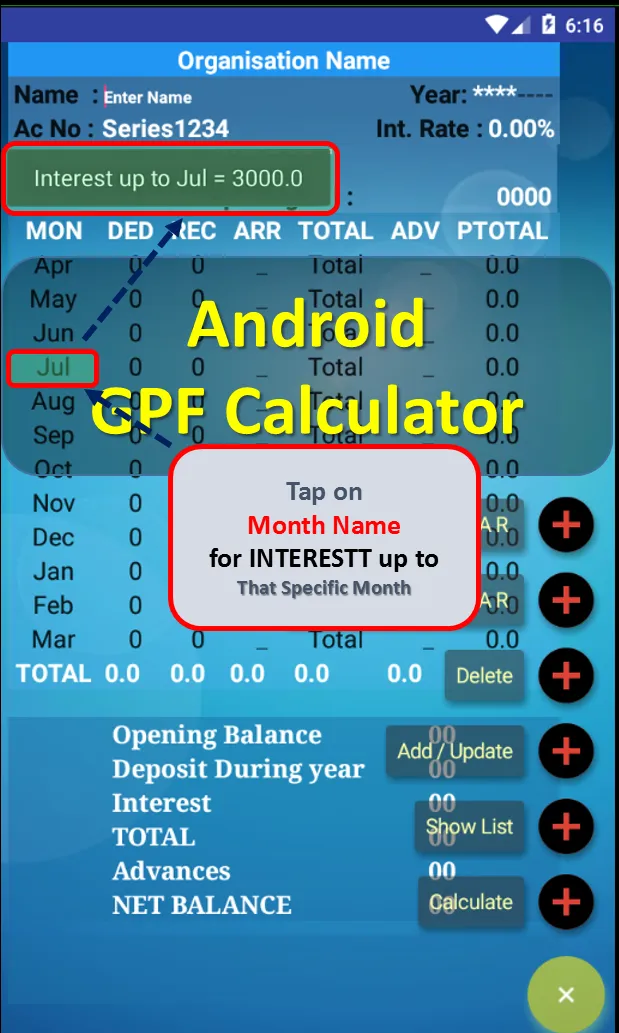 GPF Calculator | Indus Appstore | Screenshot