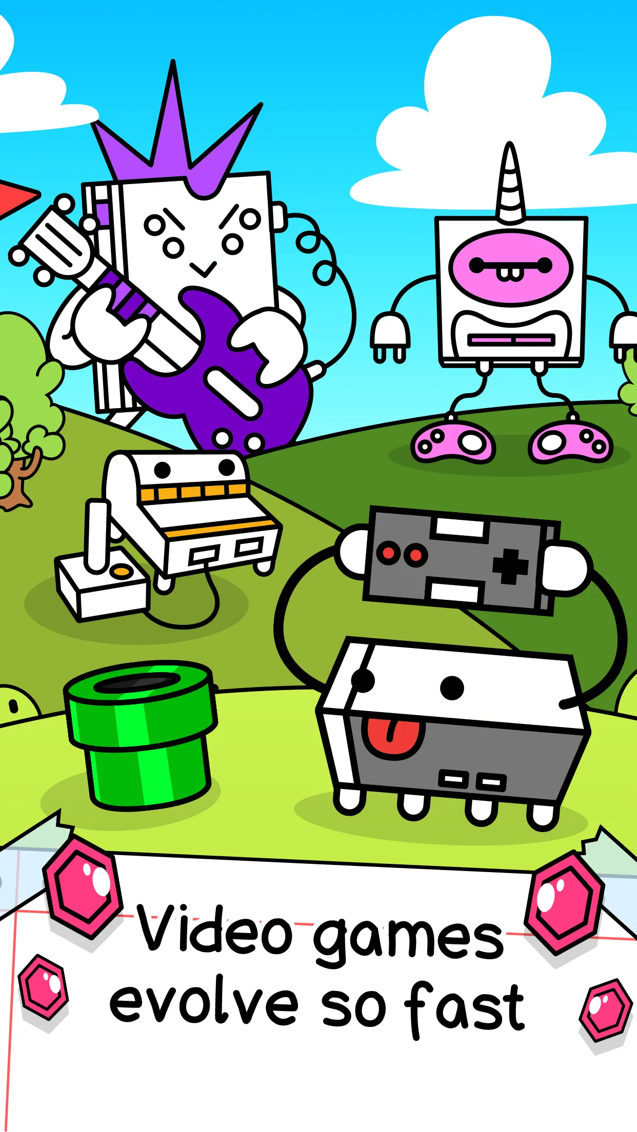 Video Game Evolution: Merge it | Indus Appstore | Screenshot