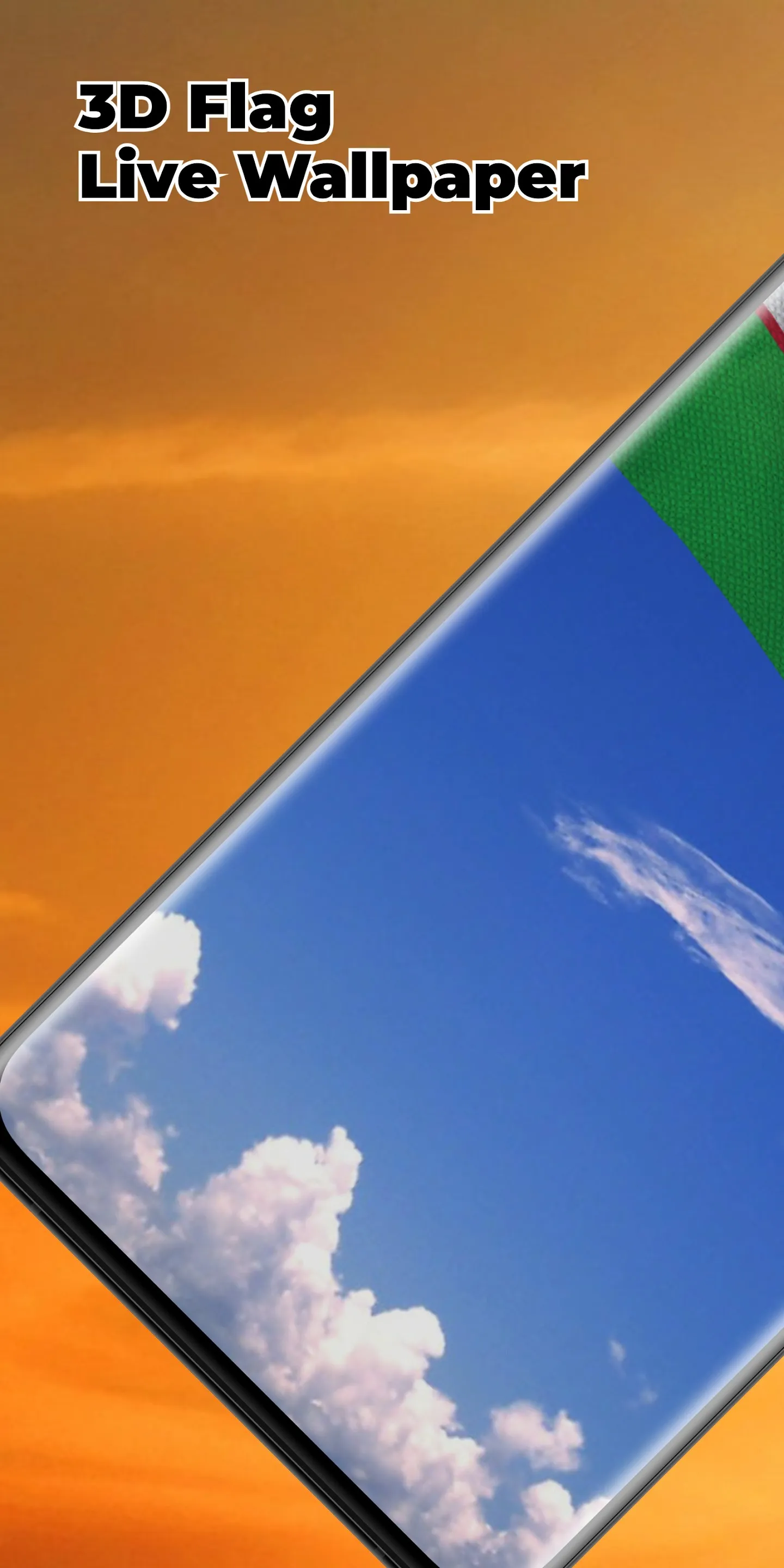 Uzbekistan Flag Live Wallpaper | Indus Appstore | Screenshot