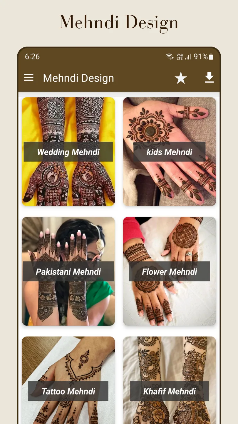 Mehndi Design 2025 | Indus Appstore | Screenshot