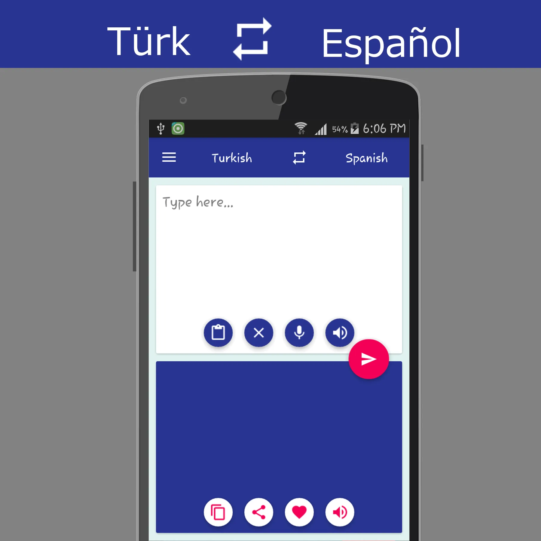 Turkish Spanish Translator | Indus Appstore | Screenshot