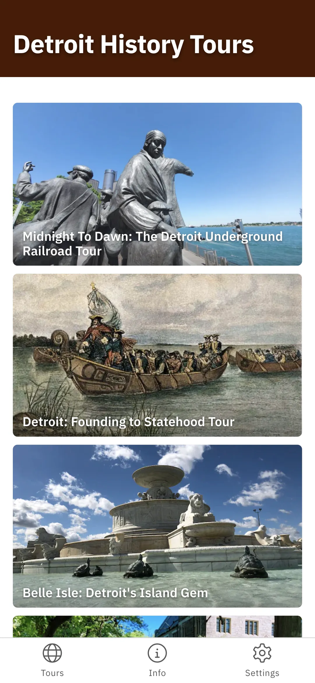 Detroit History Tours | Indus Appstore | Screenshot