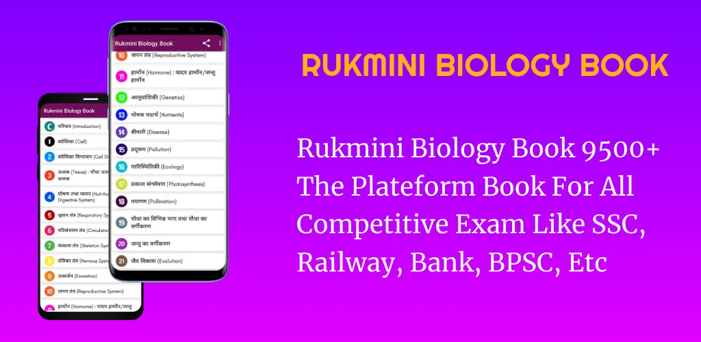 Rukmini Biology Book 9500+ | Indus Appstore | Screenshot