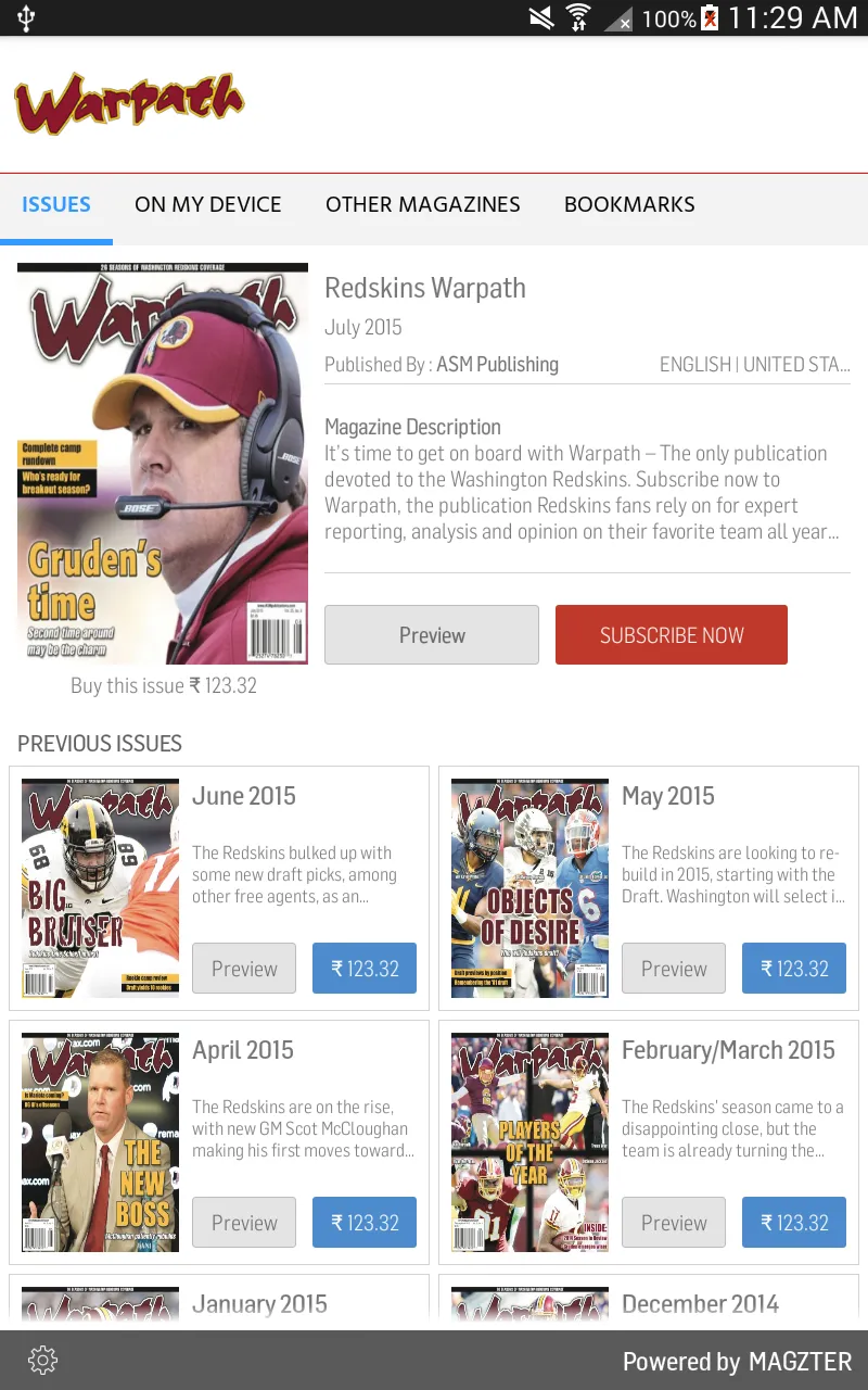 Redskins Warpath | Indus Appstore | Screenshot