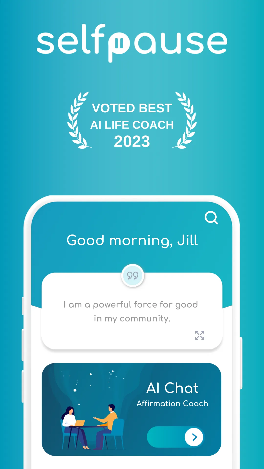 Selfpause: AI Life Coach | Indus Appstore | Screenshot