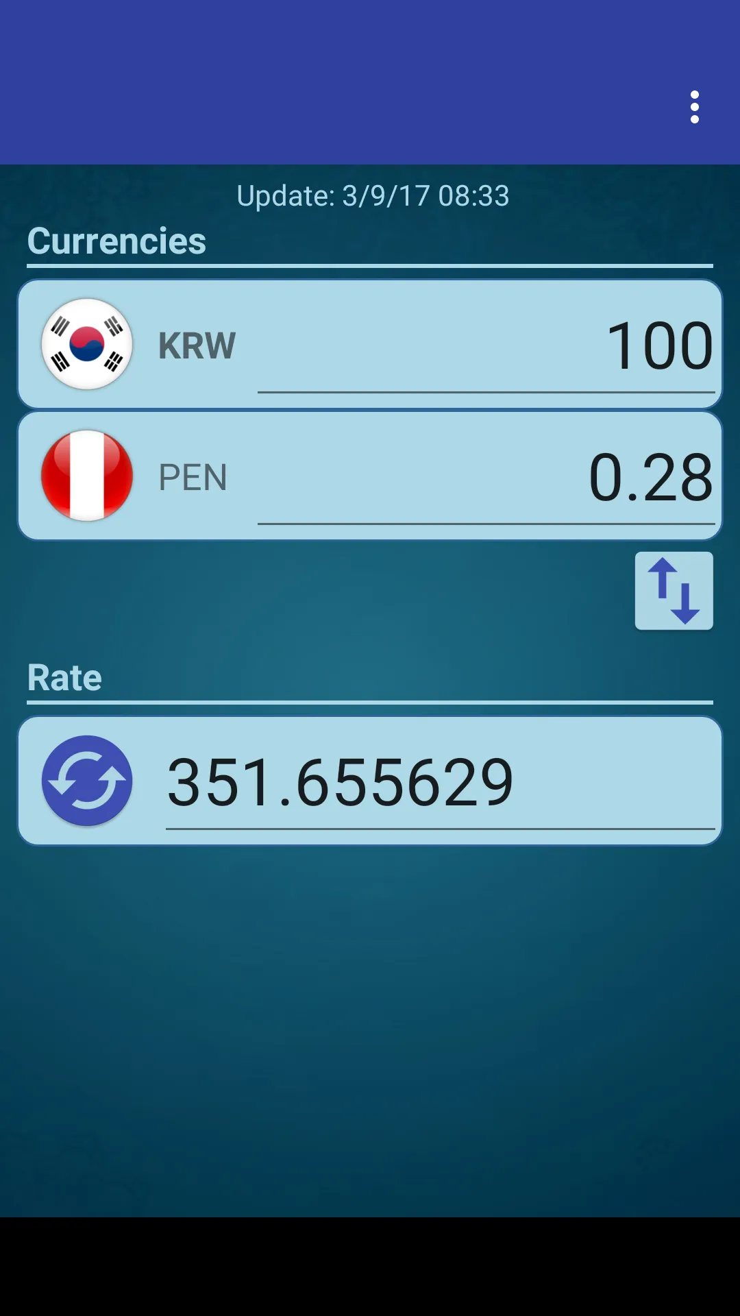 KRW Won x Peruvian Nuevo Sol | Indus Appstore | Screenshot