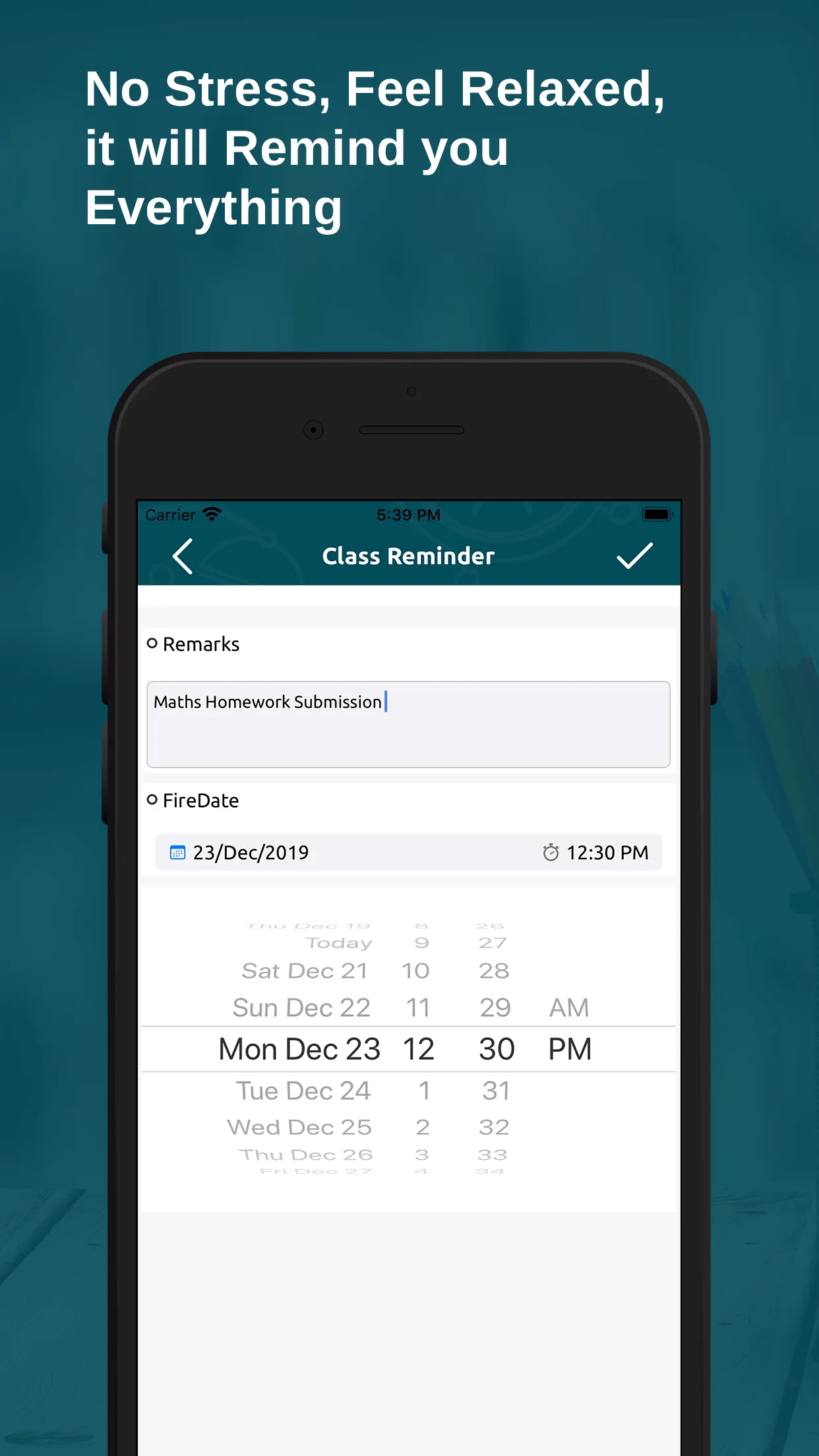 Class Reminder | Indus Appstore | Screenshot