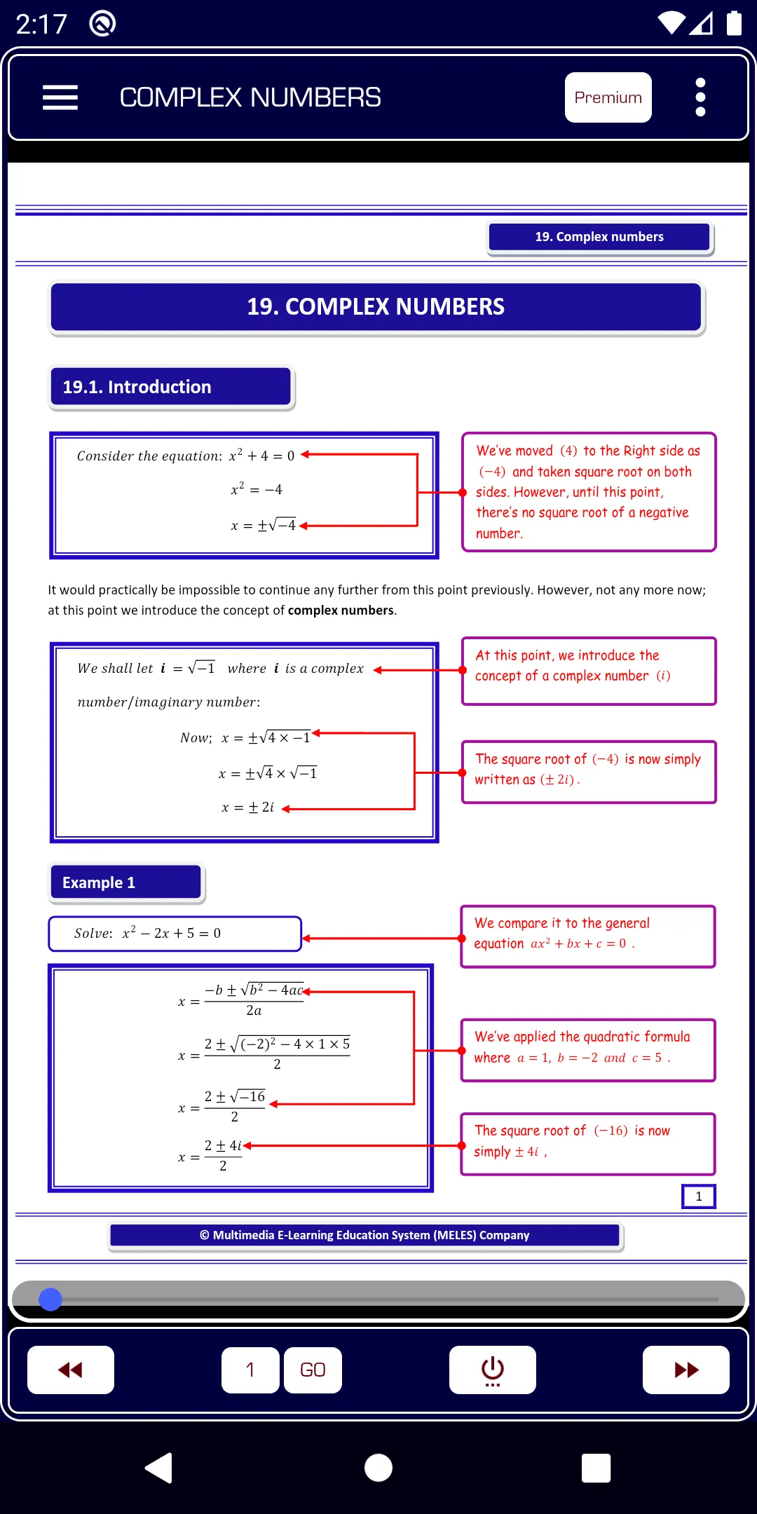 Complex numbers Pure Math | Indus Appstore | Screenshot