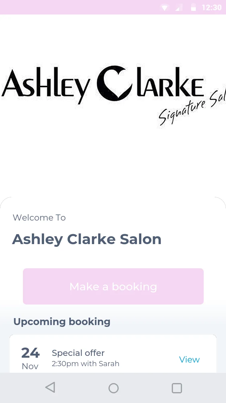 Ashley Clarke Salon | Indus Appstore | Screenshot