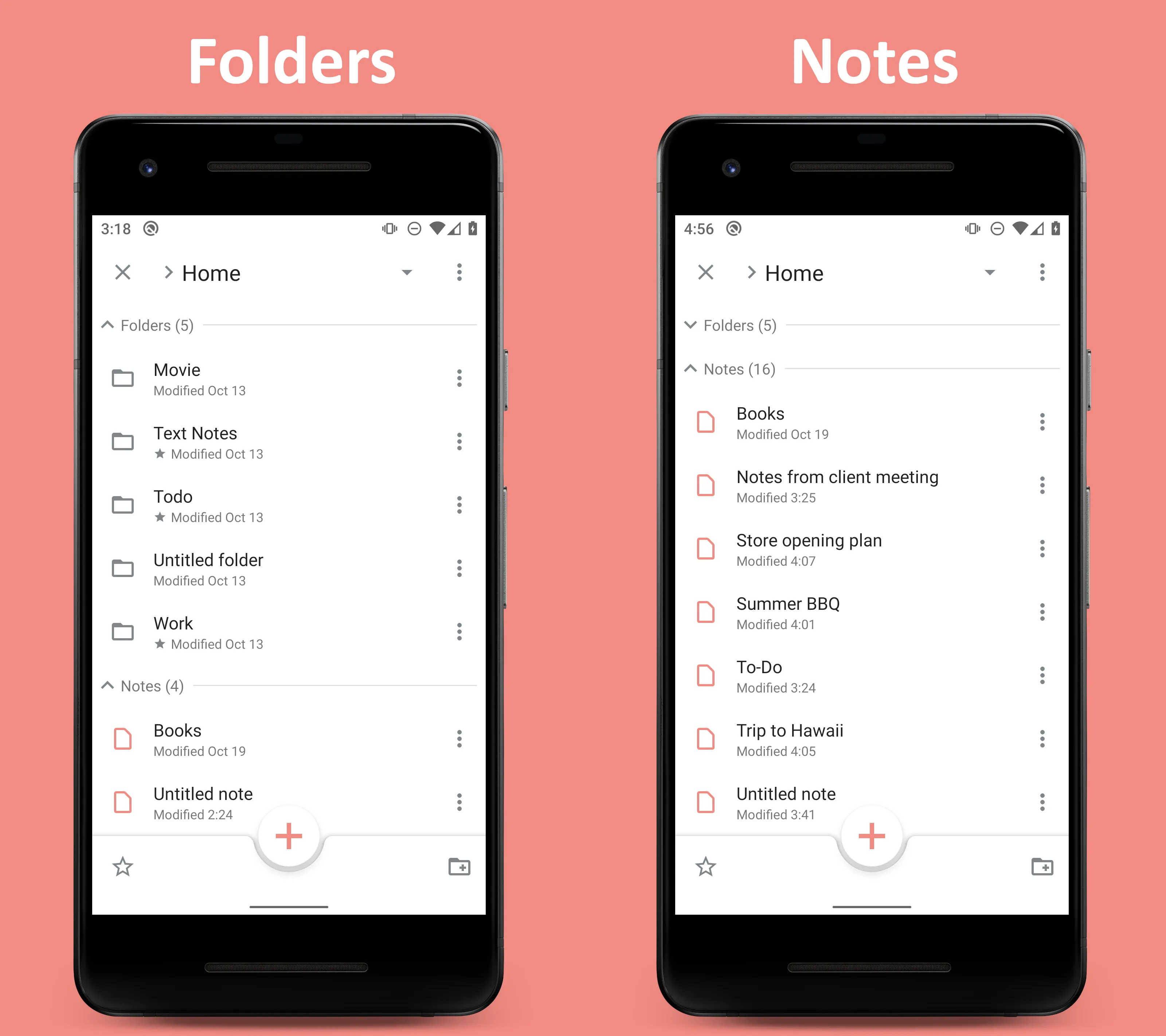 Notebook: Folders, Word Count | Indus Appstore | Screenshot