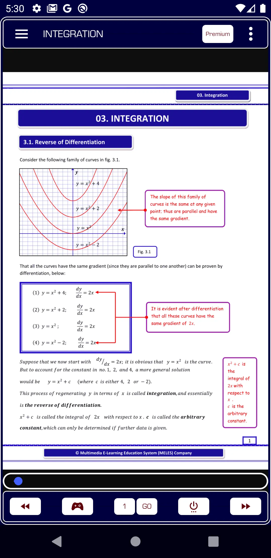 Integration Pure Math | Indus Appstore | Screenshot