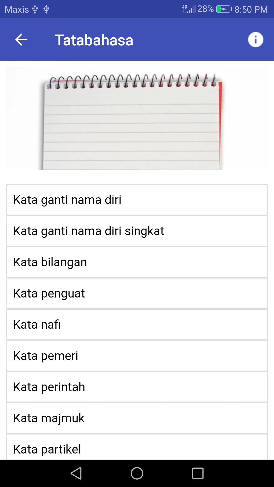 Tatabahasa : Nota & Latih Tubi | Indus Appstore | Screenshot