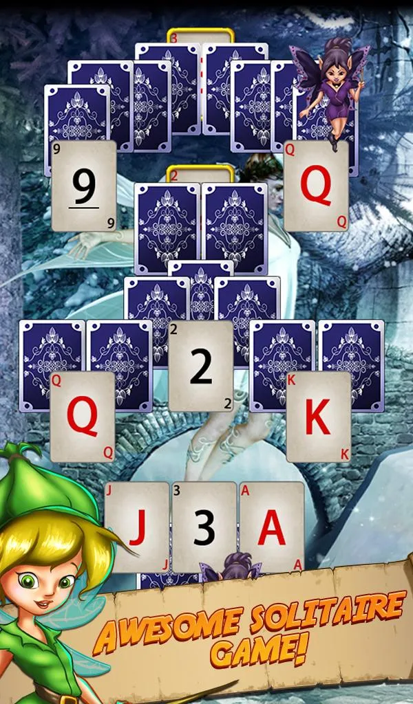 Solitaire - Elven Wonderland | Indus Appstore | Screenshot