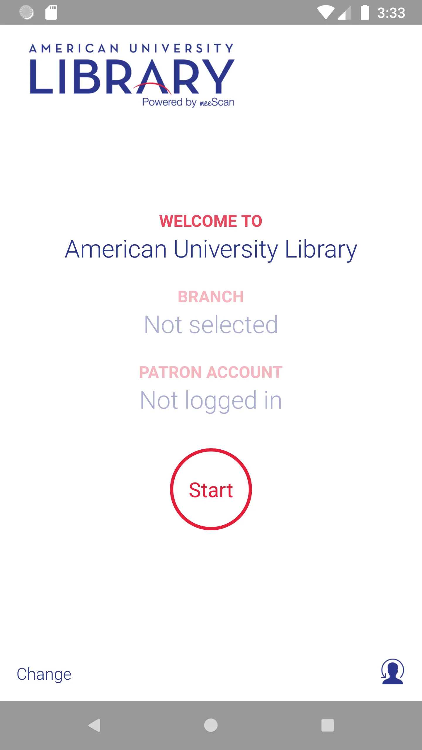 AU Library Self Check | Indus Appstore | Screenshot