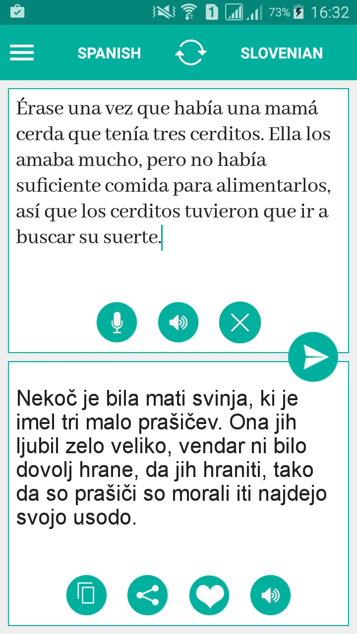 Slovenian Spanish Translator | Indus Appstore | Screenshot