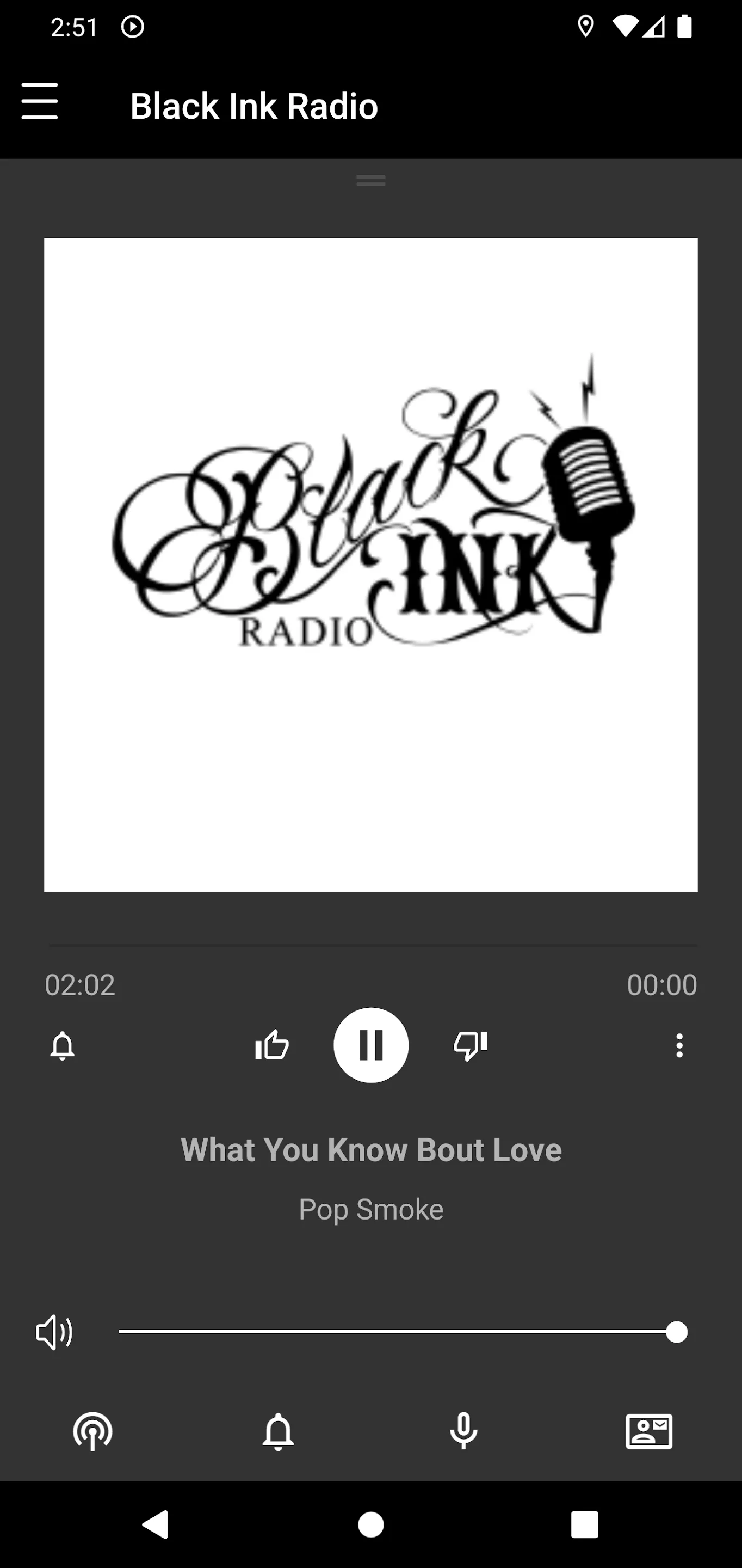 Black Ink Radio | Indus Appstore | Screenshot