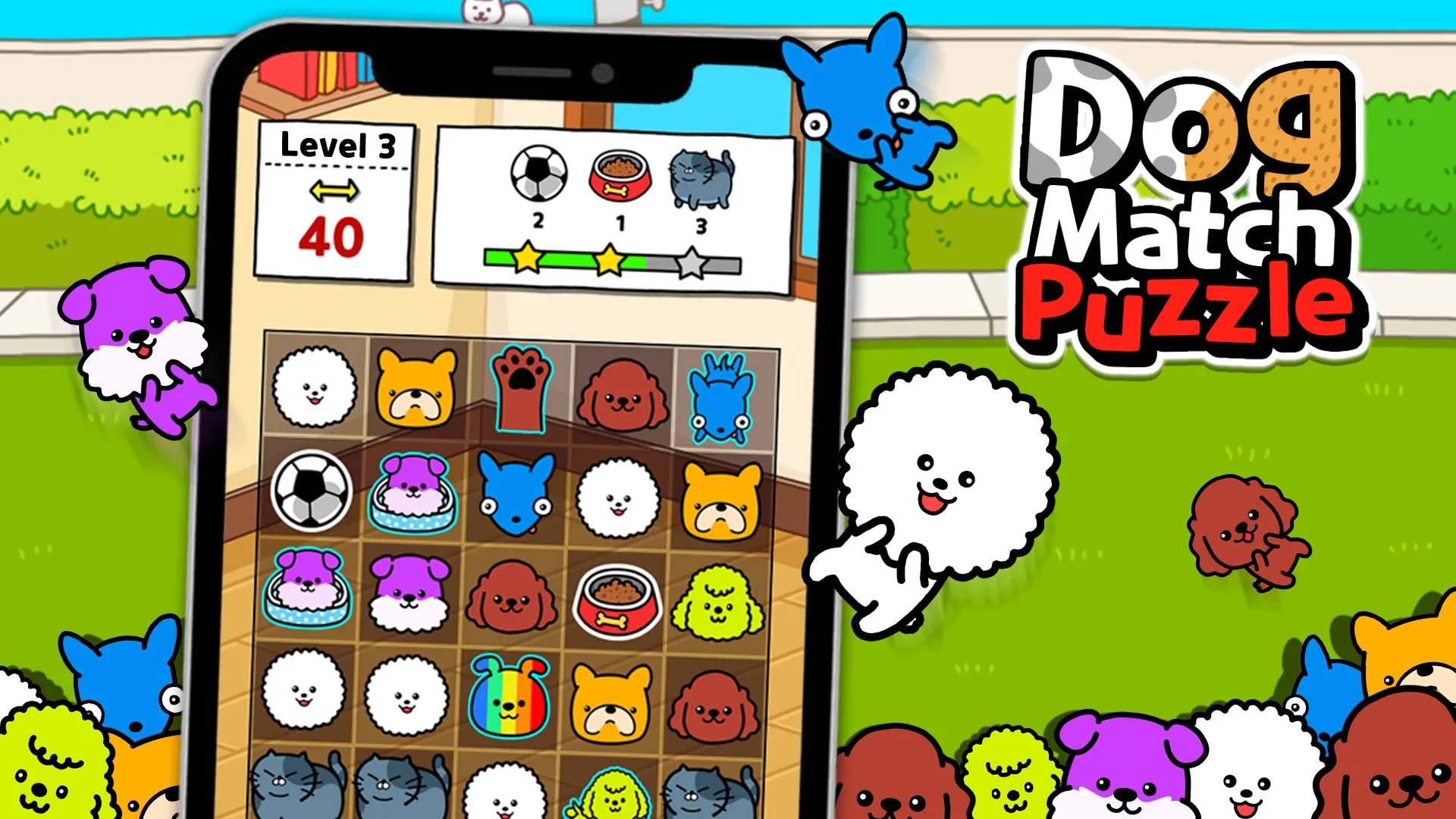 Dog Match Puzzle | Indus Appstore | Screenshot