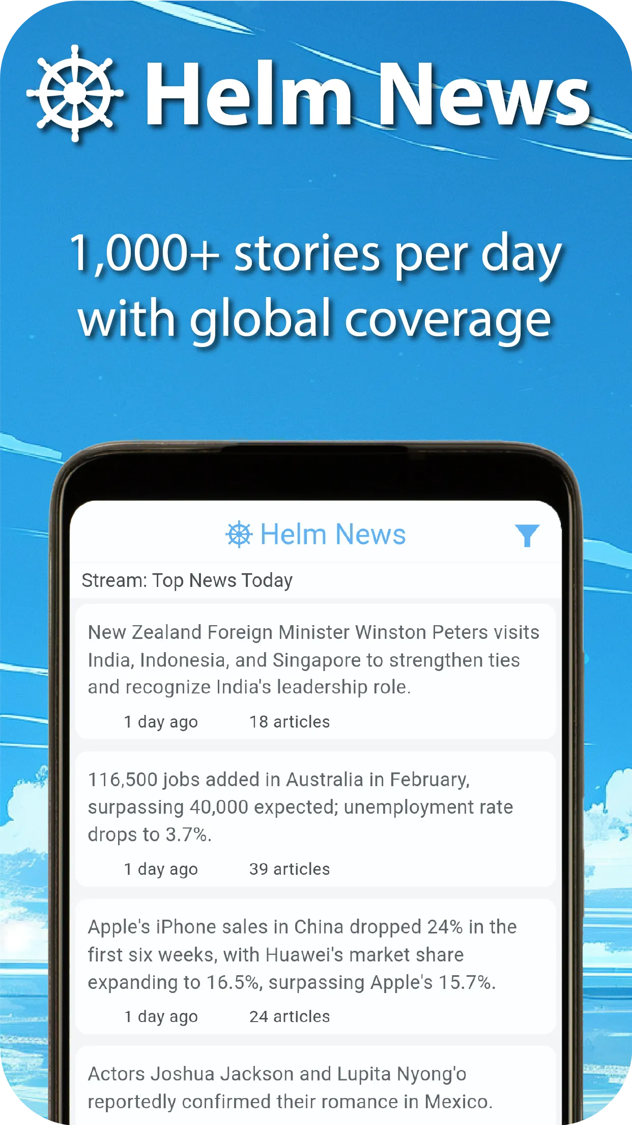 Helm News: Calm, Clear Facts | Indus Appstore | Screenshot