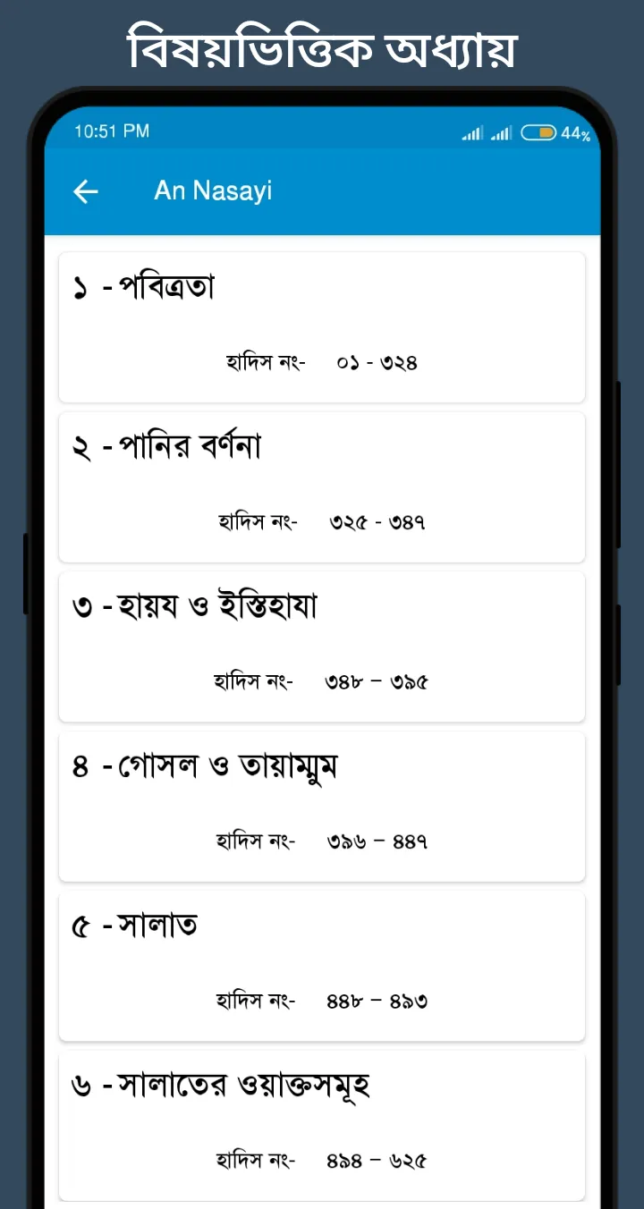 নাসাঈ শরীফ আরবি বাংলা | Indus Appstore | Screenshot