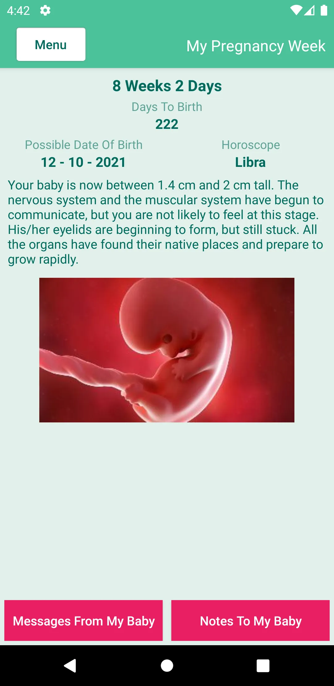 Pregnancy Tracking | Indus Appstore | Screenshot