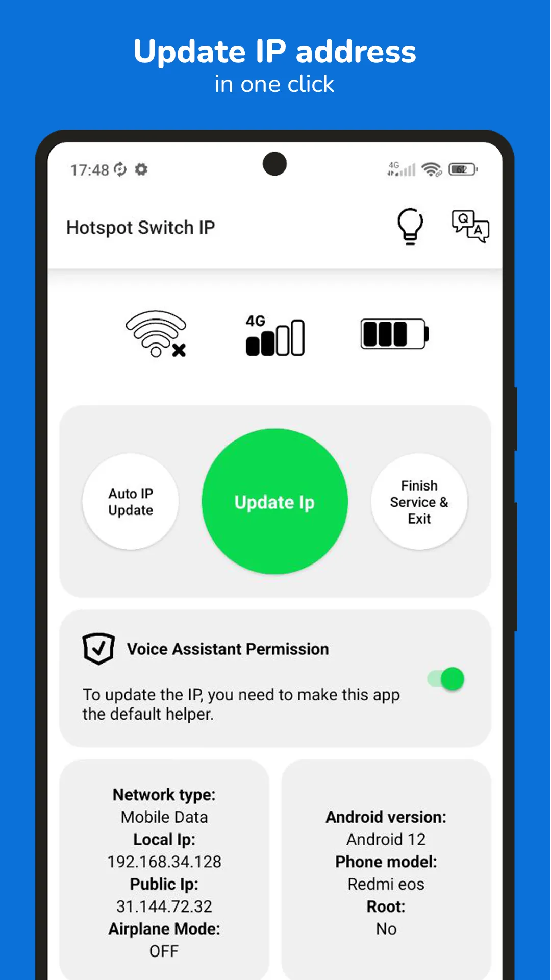 Hotspot Switch IP | Indus Appstore | Screenshot