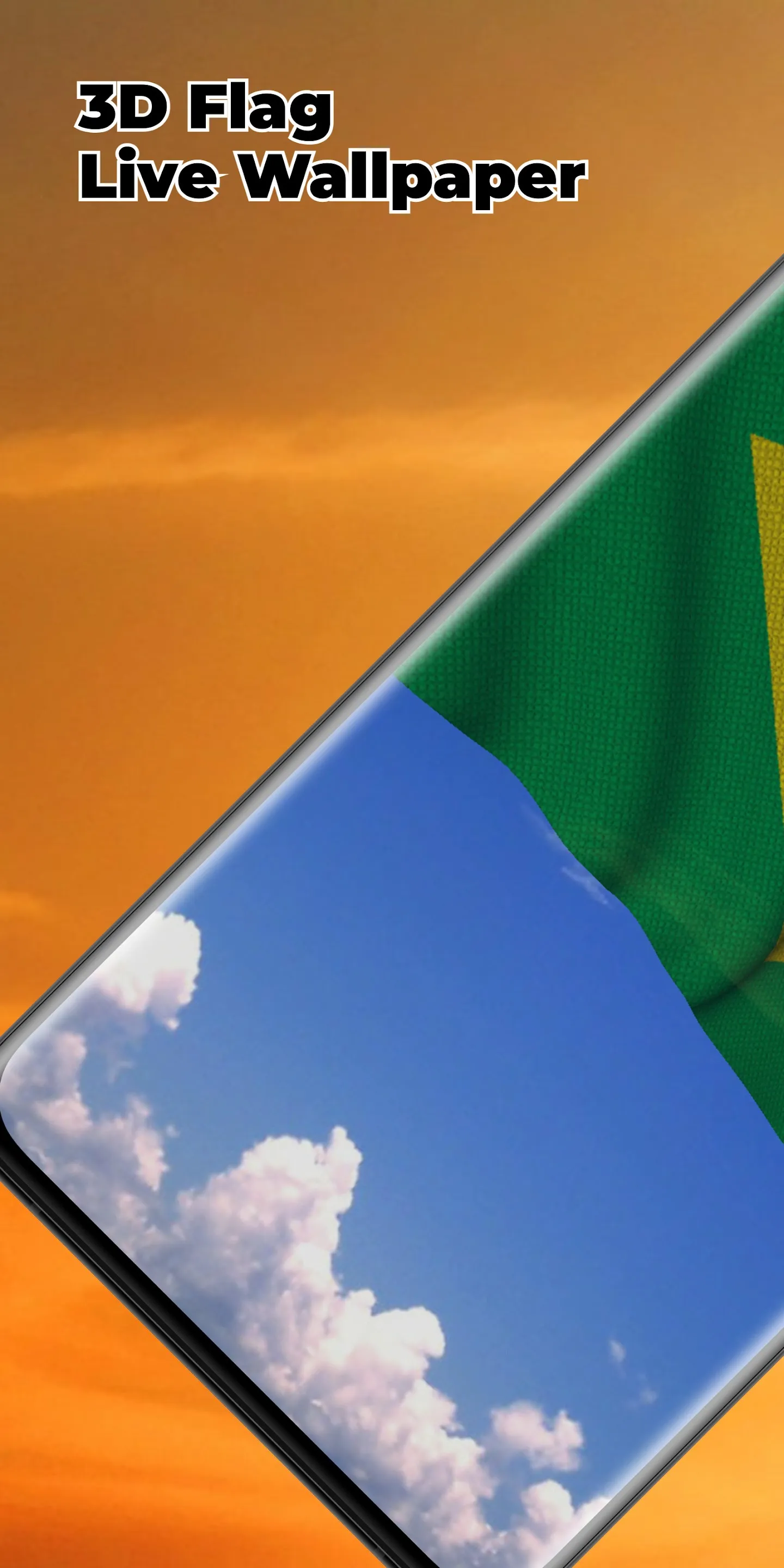 Brazil Flag Live Wallpaper | Indus Appstore | Screenshot