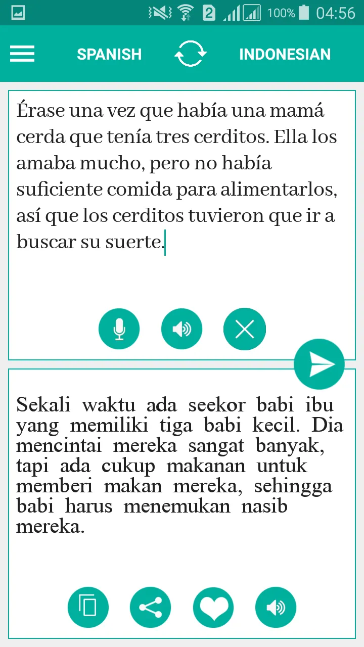 Indonesian Spanish Translator | Indus Appstore | Screenshot