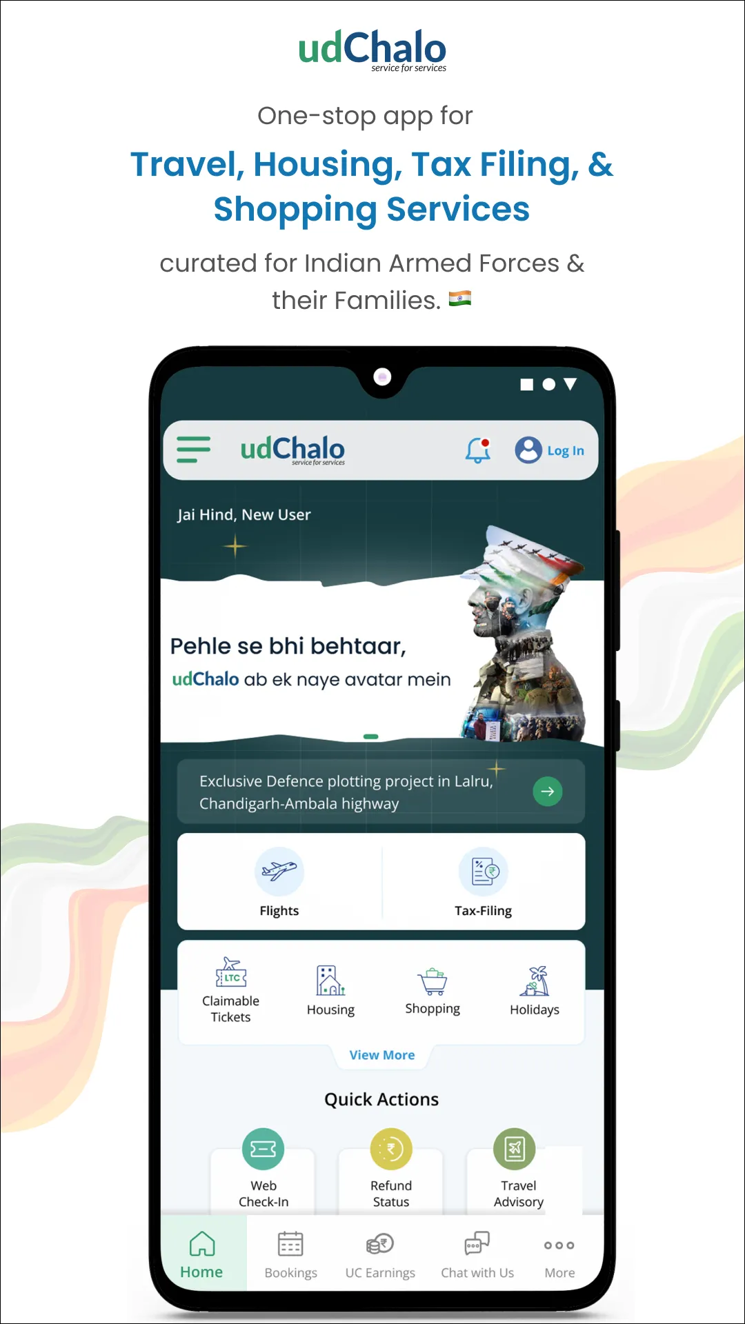 udChalo-Super app for Soldiers | Indus Appstore | Screenshot