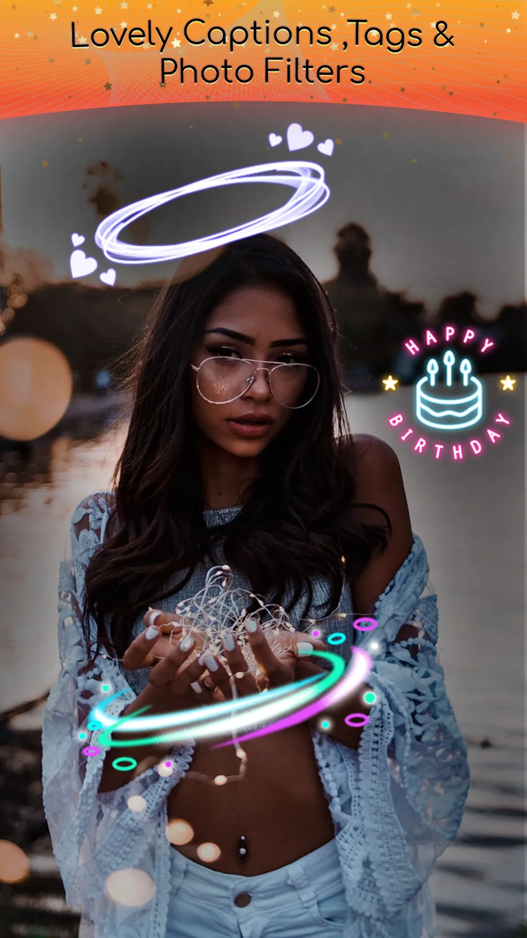 Light Crown Neon Photo Editor | Indus Appstore | Screenshot