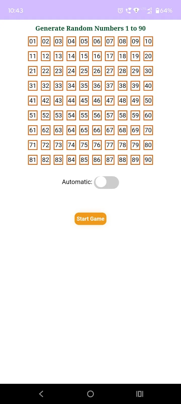 Housie Numbers 1 to 90 | Indus Appstore | Screenshot